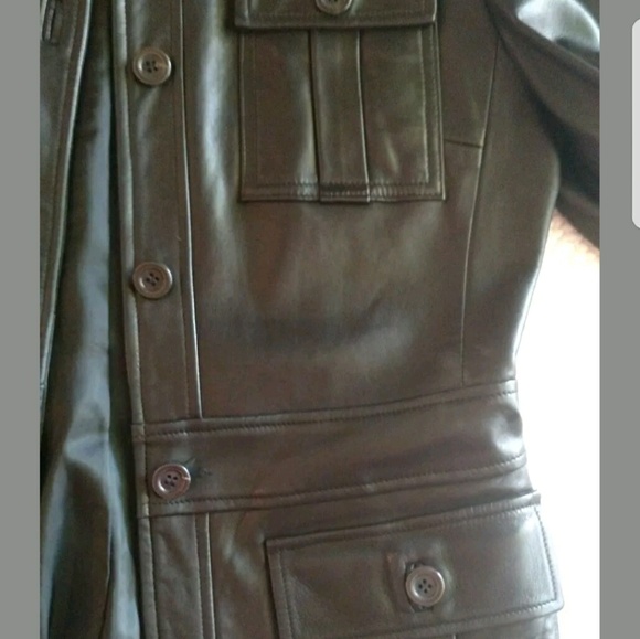 Luciano Barbera authentic, black leather jacket - Picture 6 of 8
